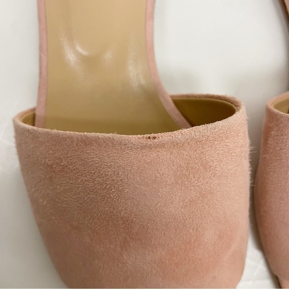 Aeyde Anna Sandals in Blush Suede - Picture 4 of 12